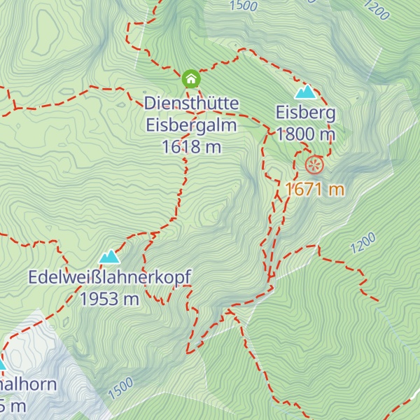 Map of Hüfelwand