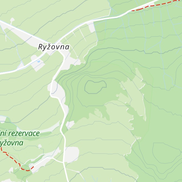 Map of Nad Rýžovnou