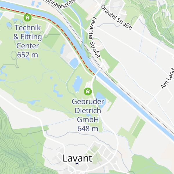 Map of Nassbaggerung Lavant