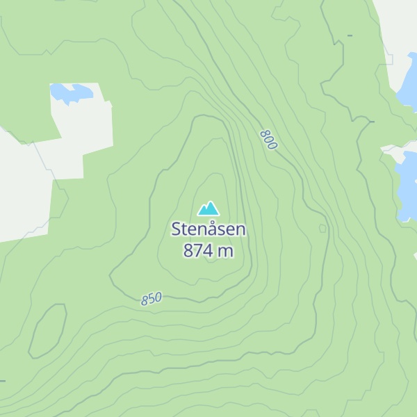 Map of Stenåsen