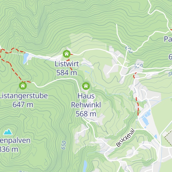 Map of Haus Rehwinkl