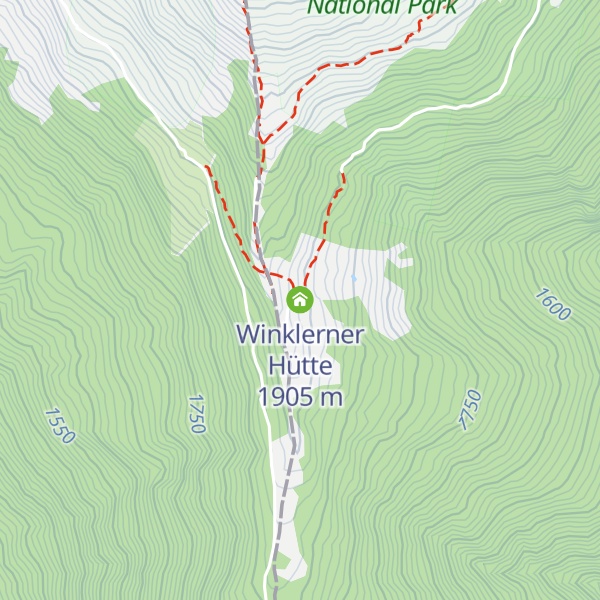 Map of Winklerner Hütte