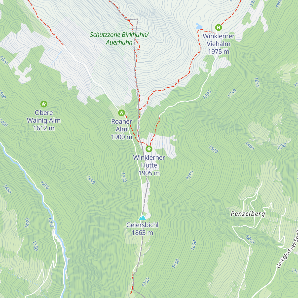 Winklerner Hütte map