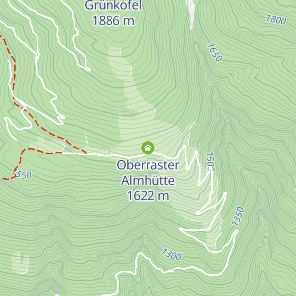 Map of Oberraster Almhütte