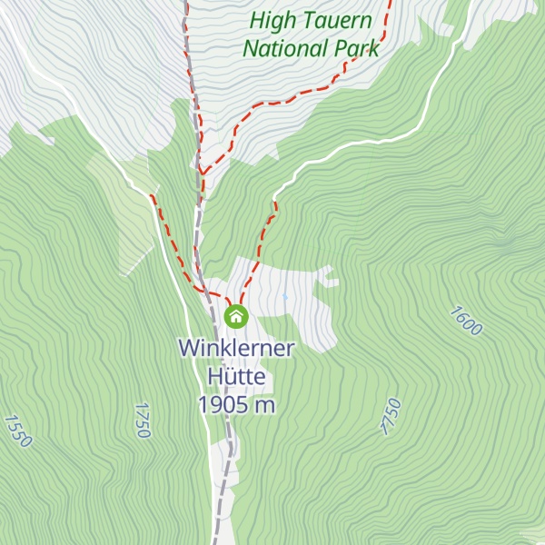 Map of Bartlerhütte