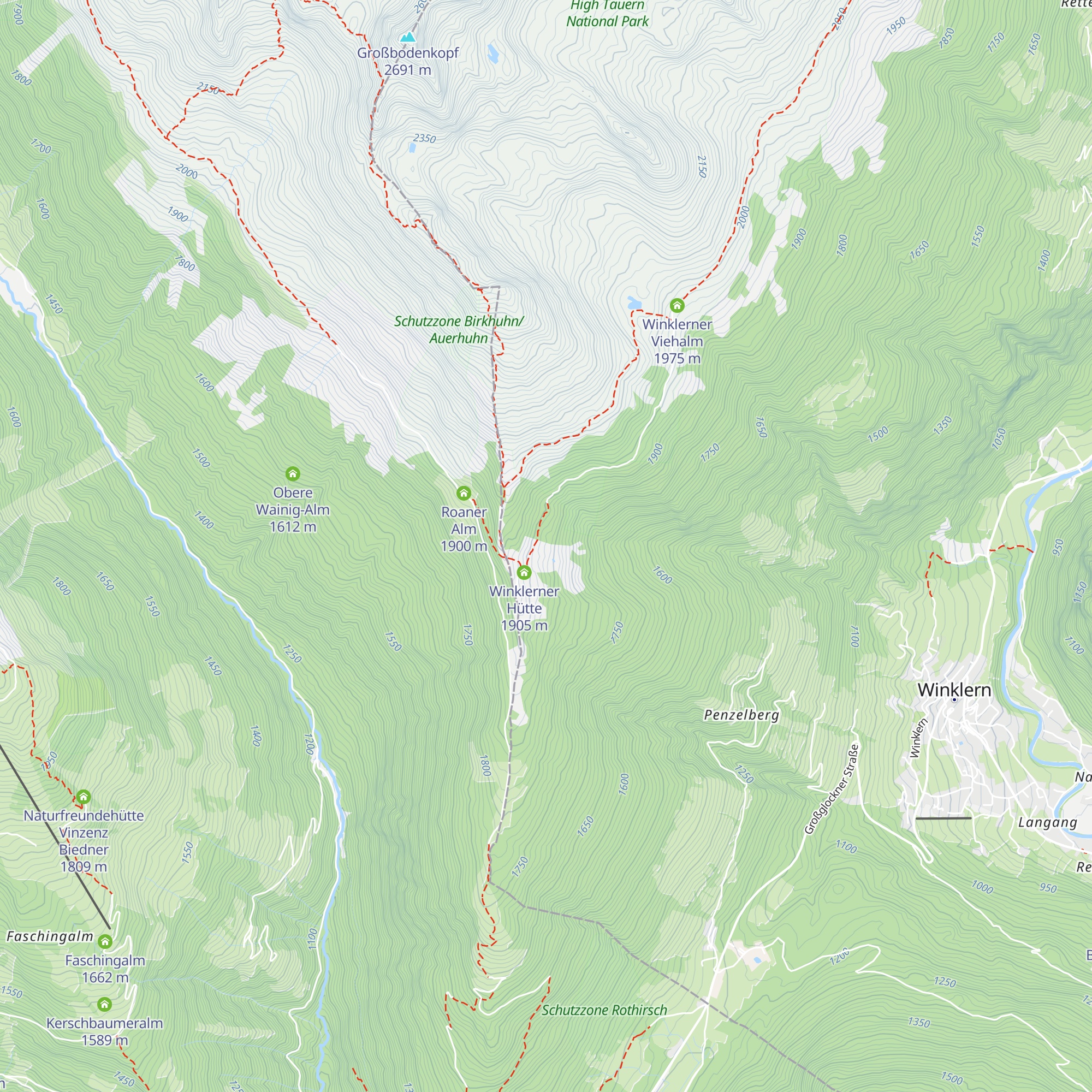 Bartlerhütte map