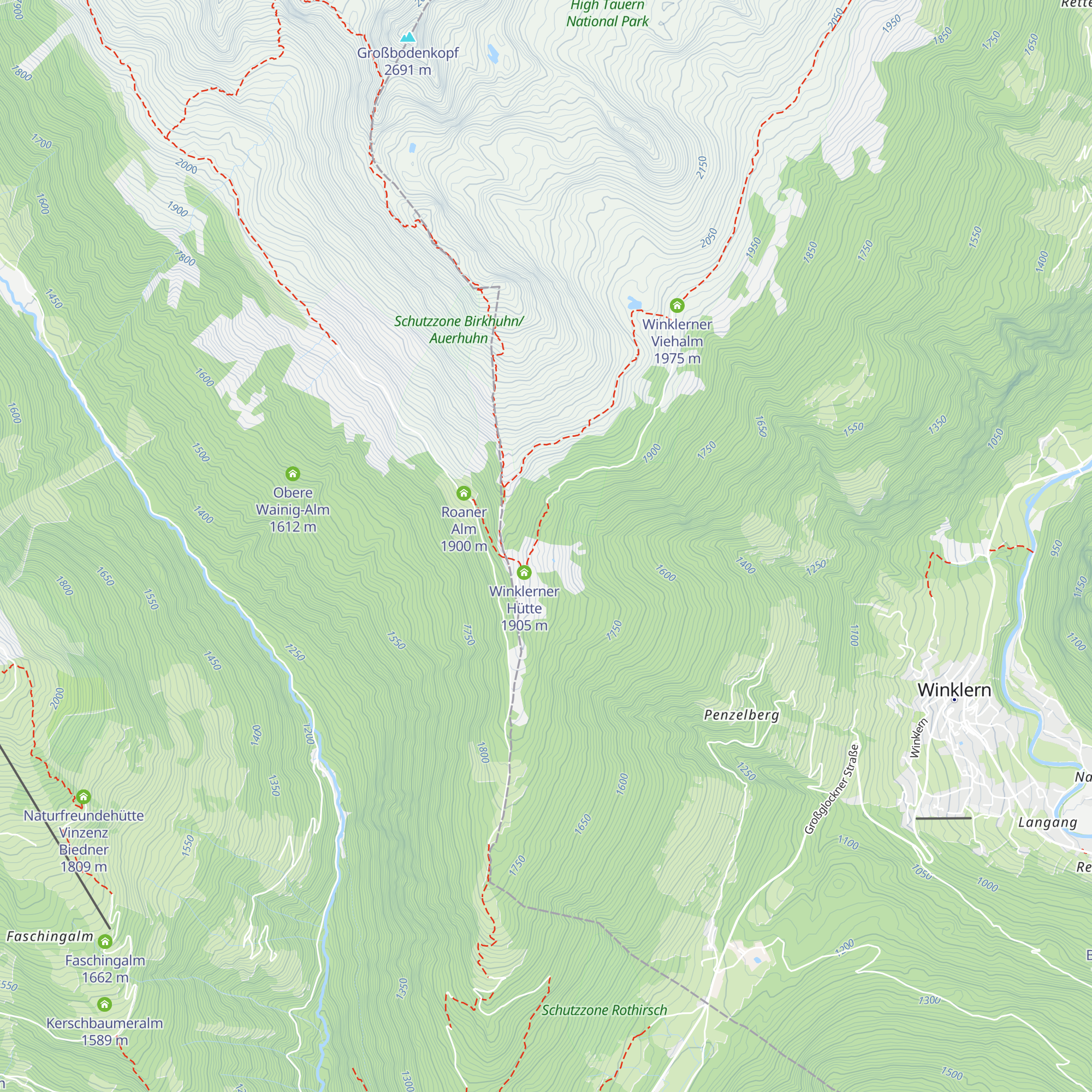 Bartlerhütte map