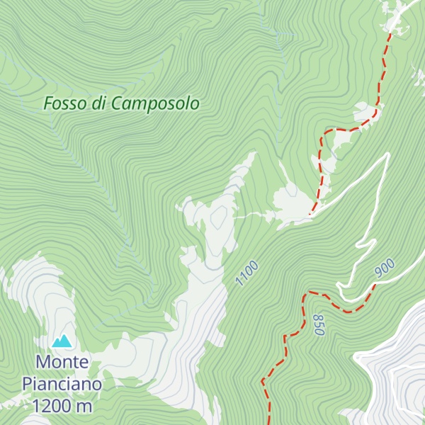 Map of Monte Meggiano