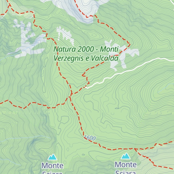 Map of Ricovero Casera Teglara