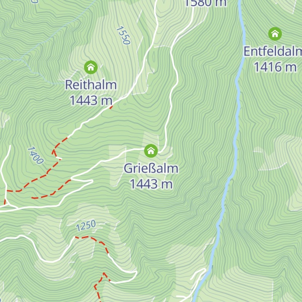 Map of Grießalm