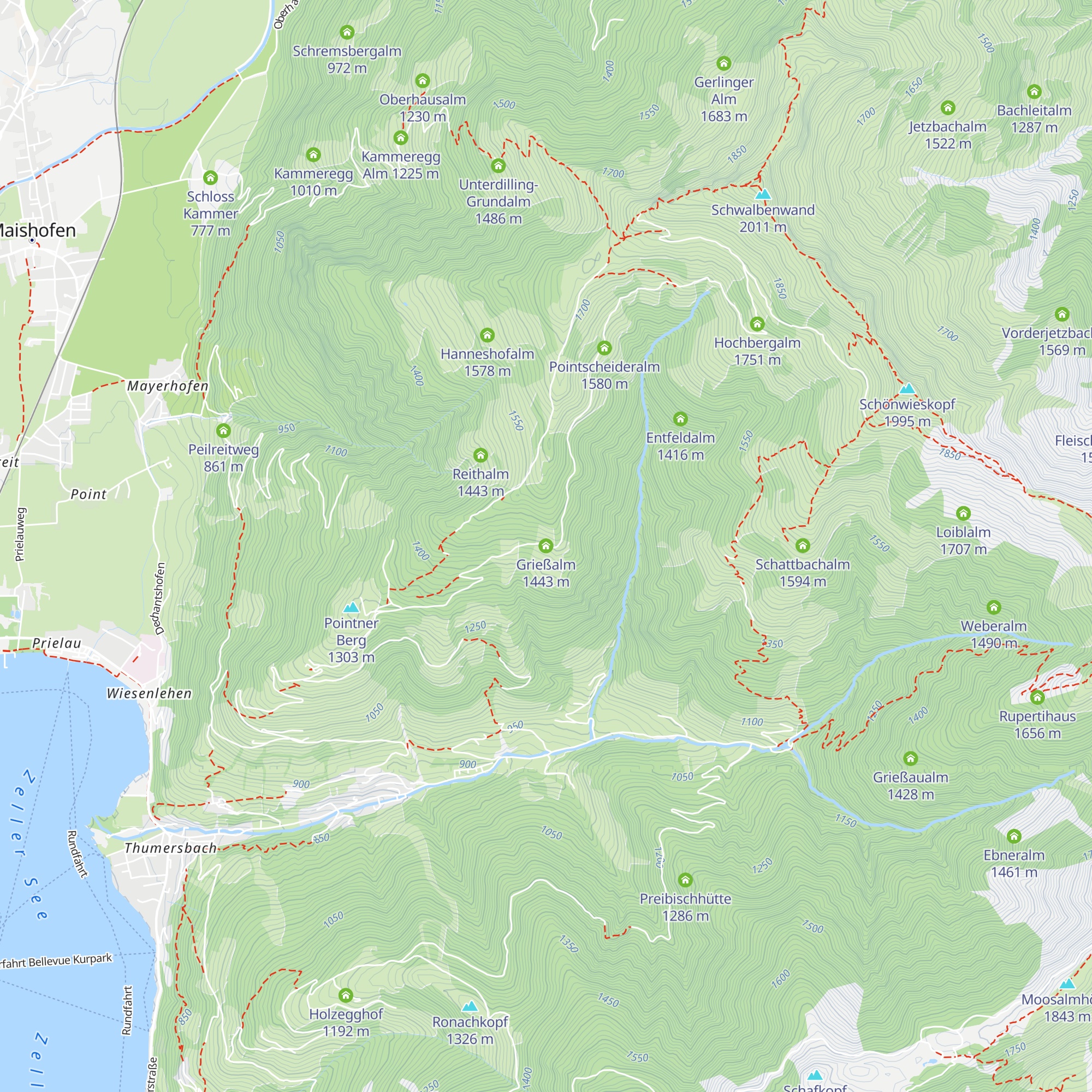 Grießalm map