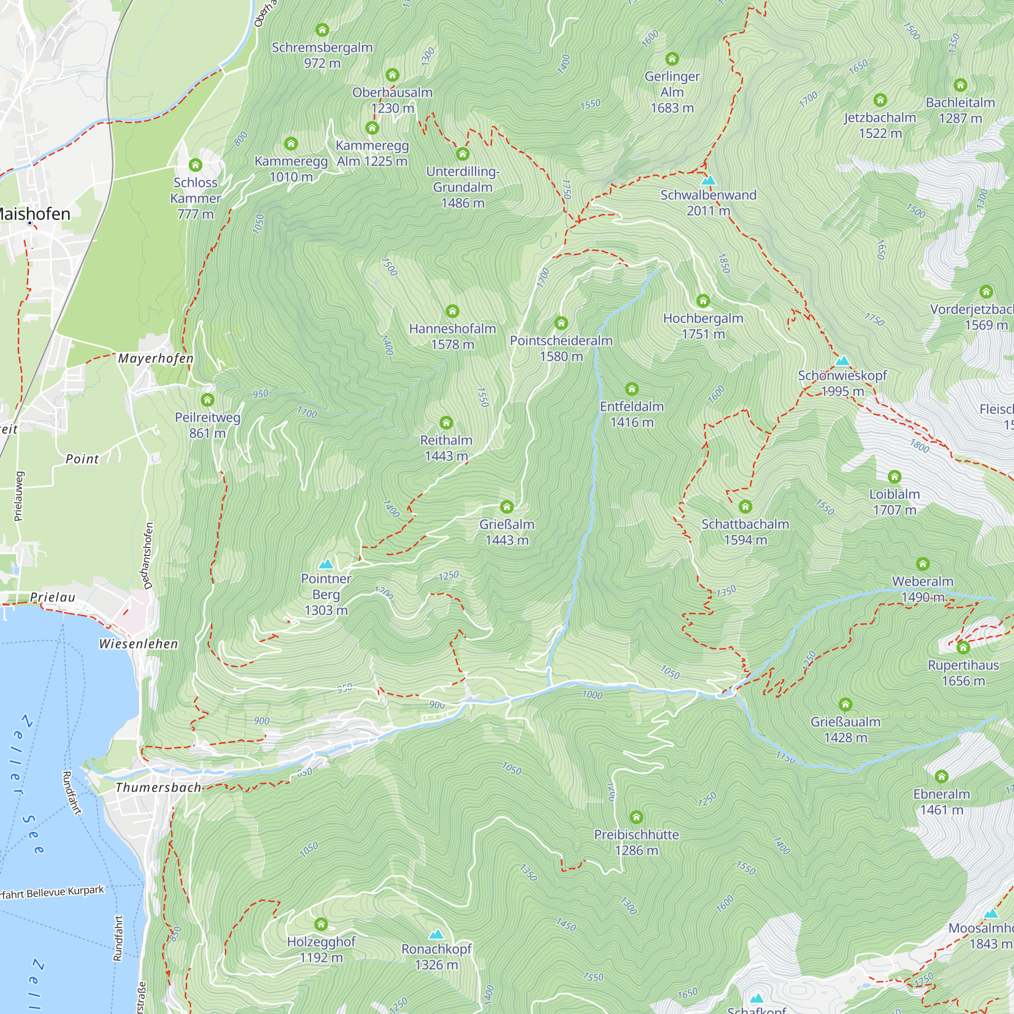 Grießalm map