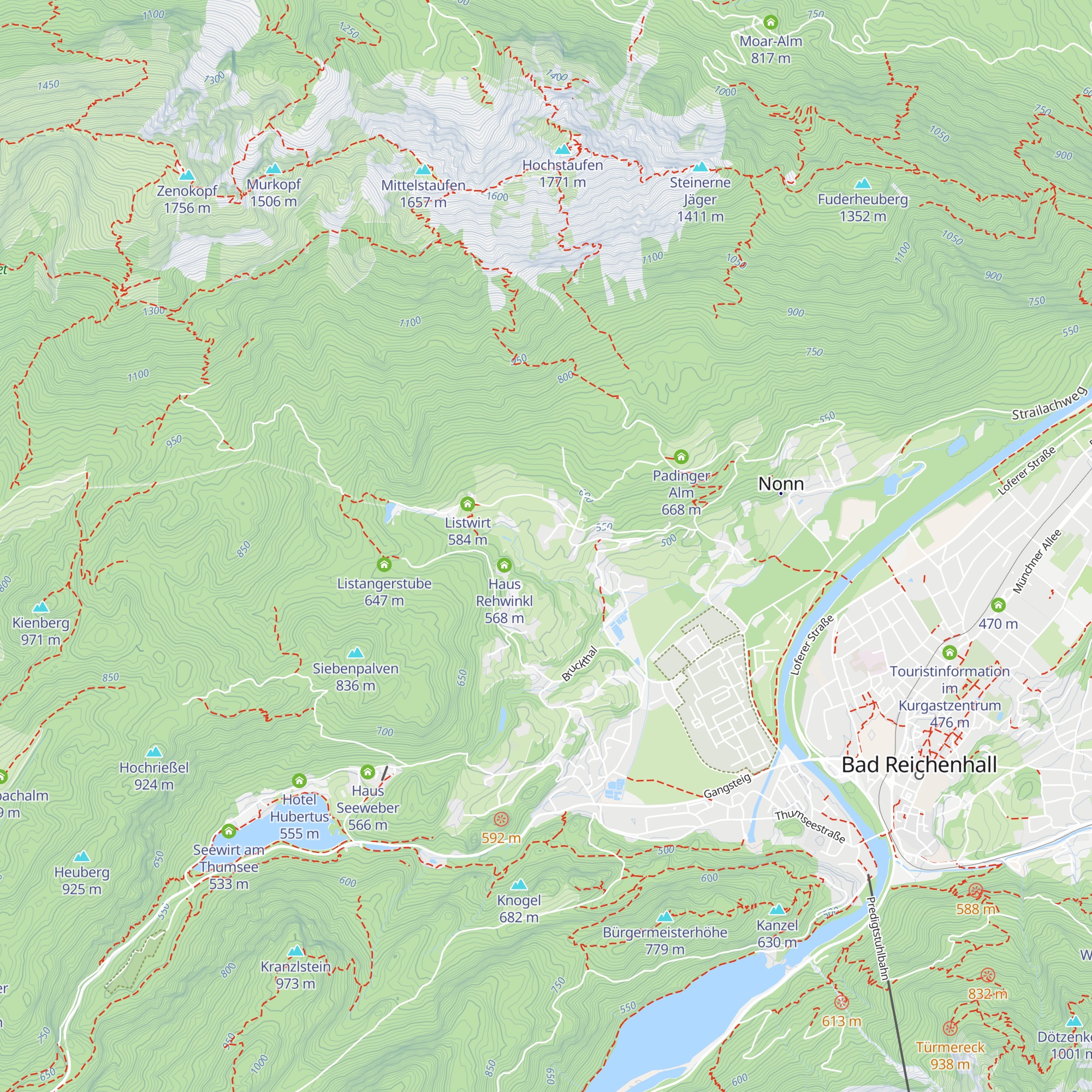 Niederalm map