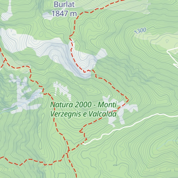 Map of Monte Teglara