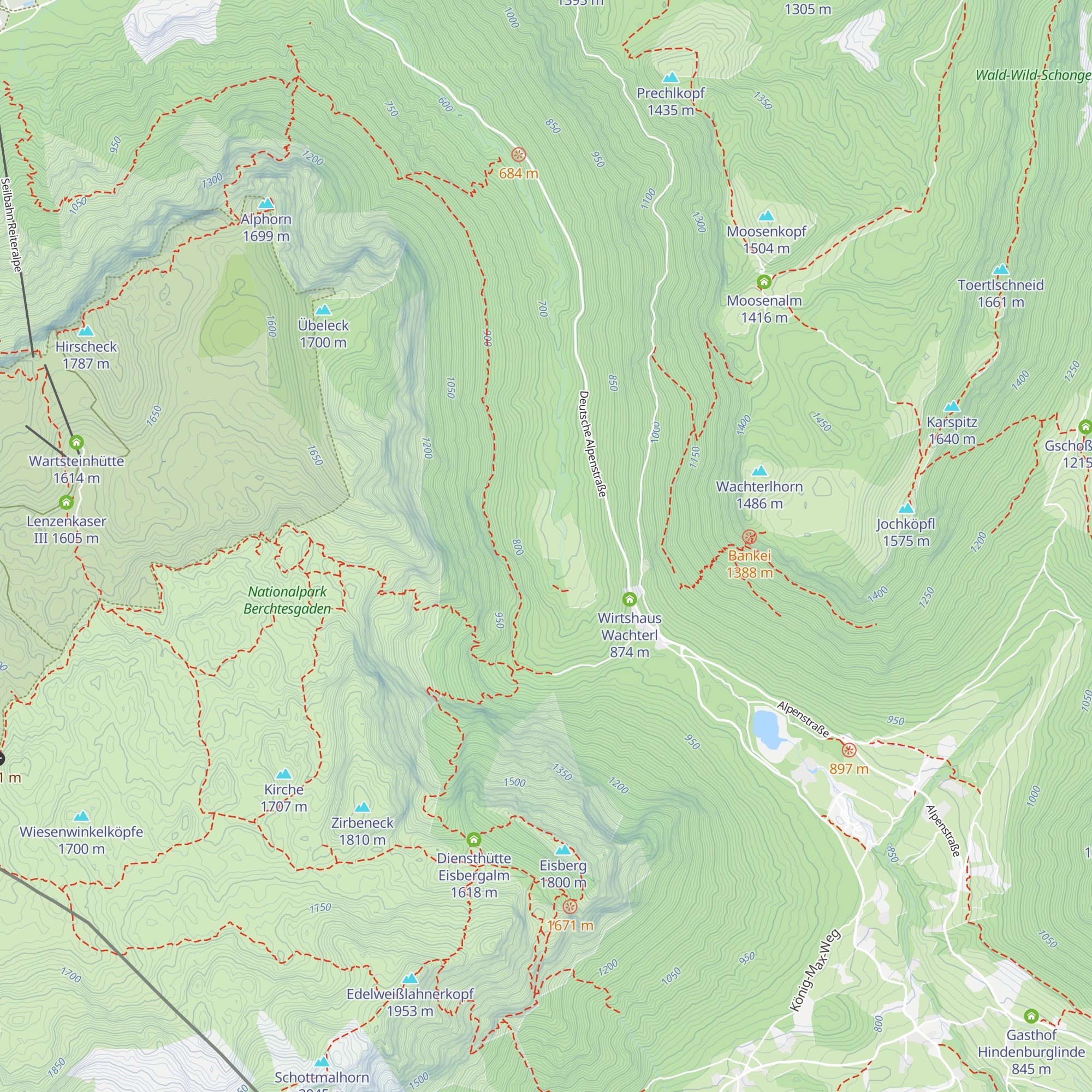Untere Schwarzbachalm map