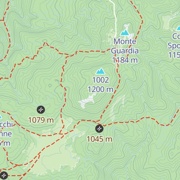 Map of Monte Campitello