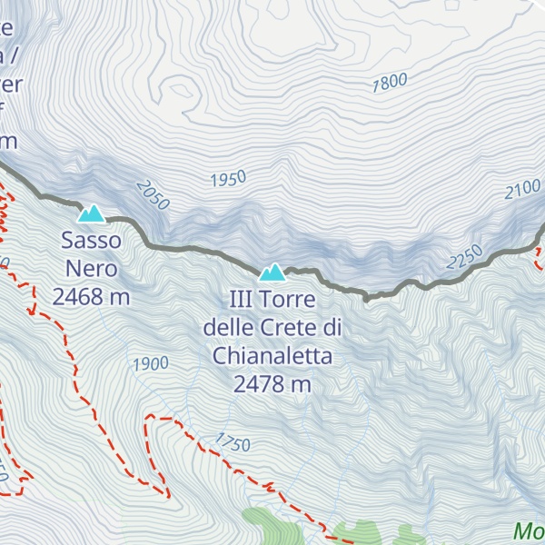 Map of III Torre delle Crete di Chianaletta