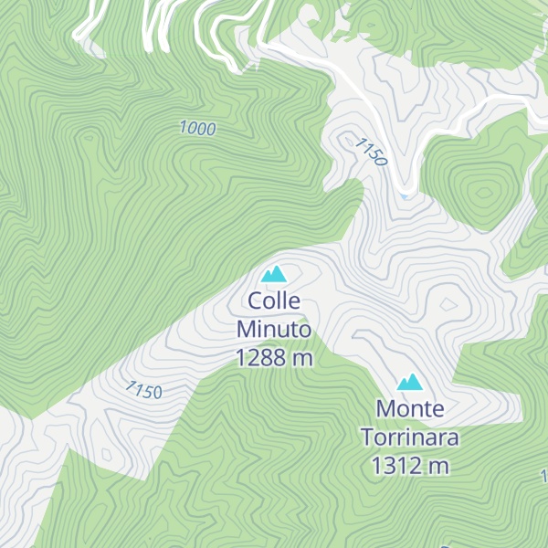 Map of Colle Minuto