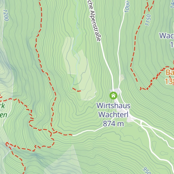 Map of Obere Schwarzbachalm