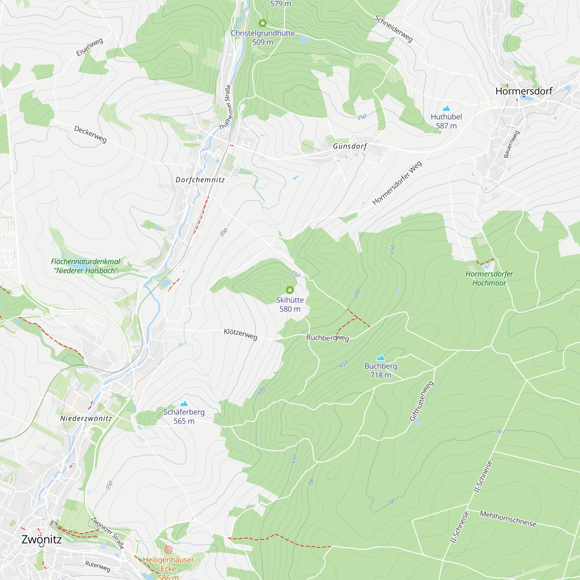 Skihütte map