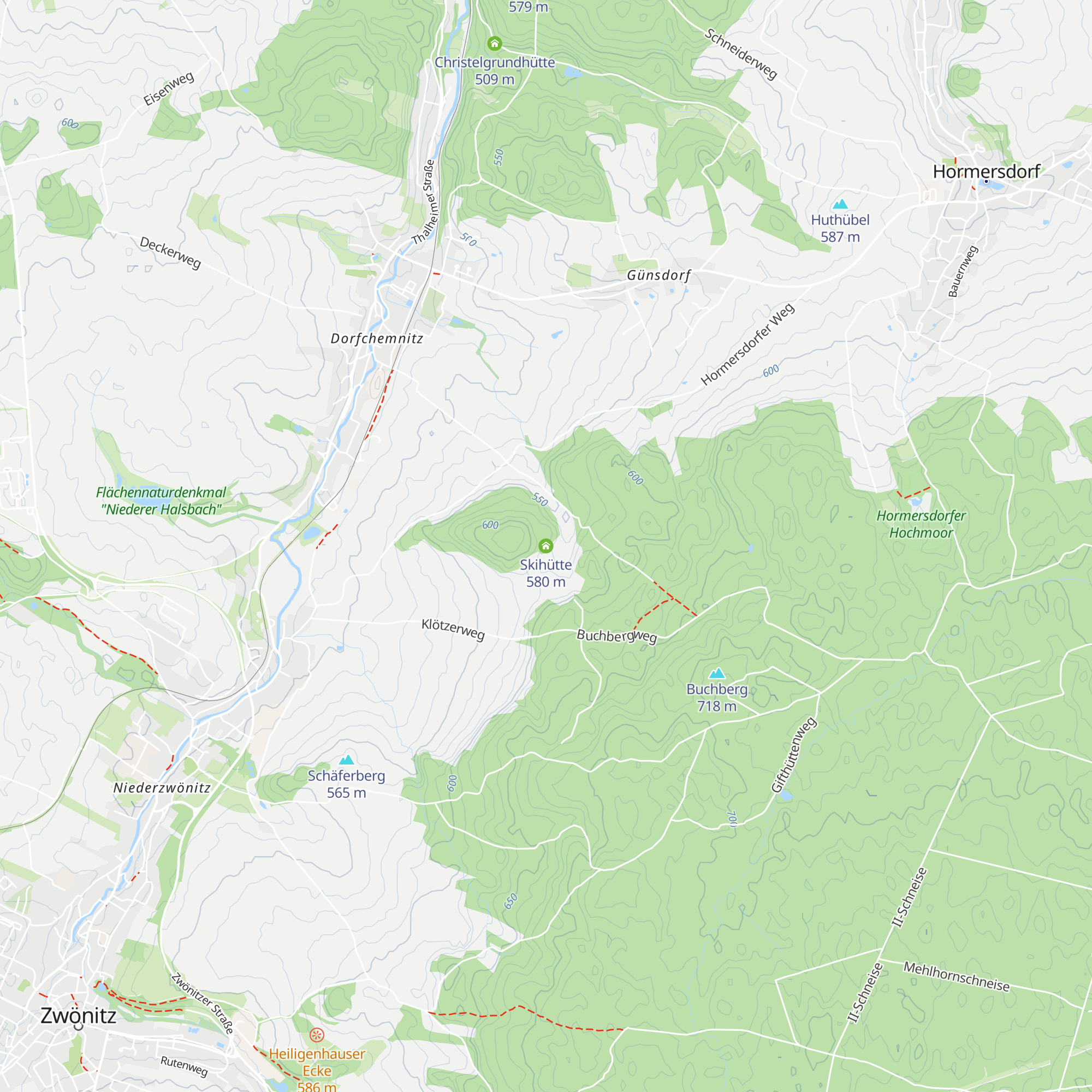 Skihütte map
