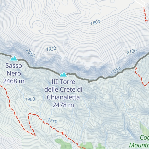 Map of II Torre delle Crete di Chianaletta