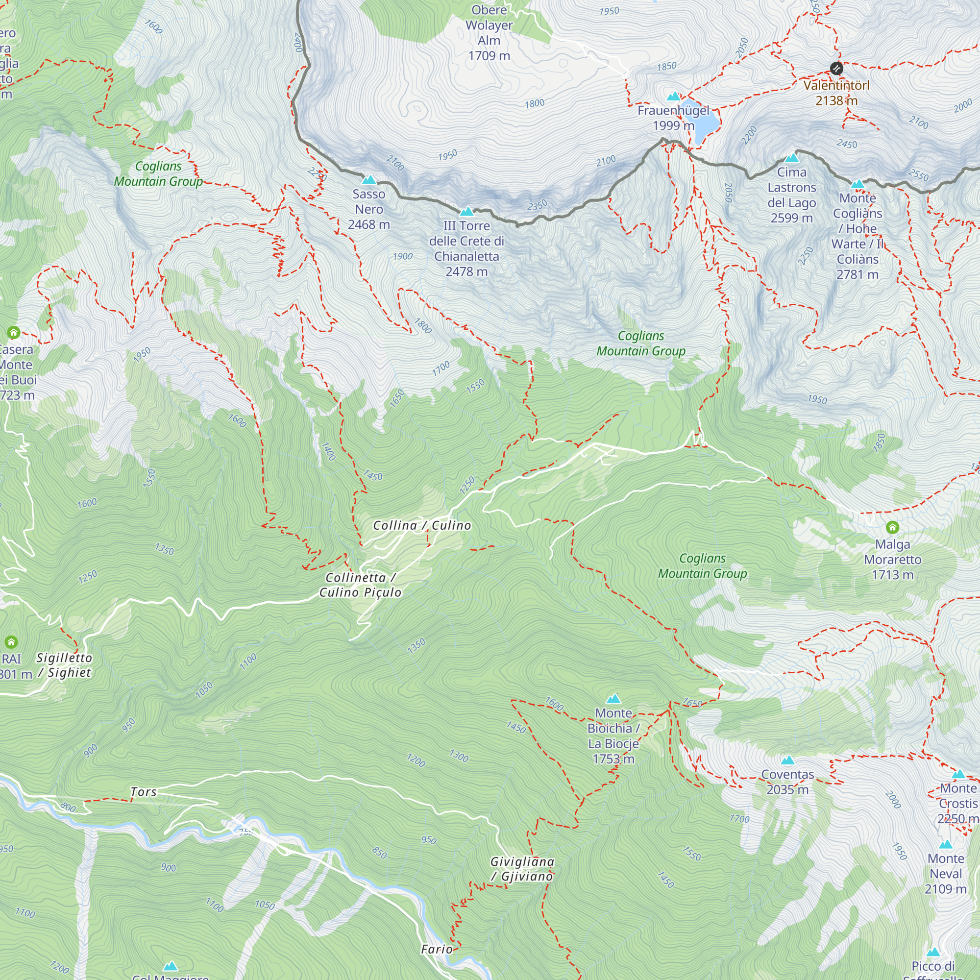 Edelweiss map
