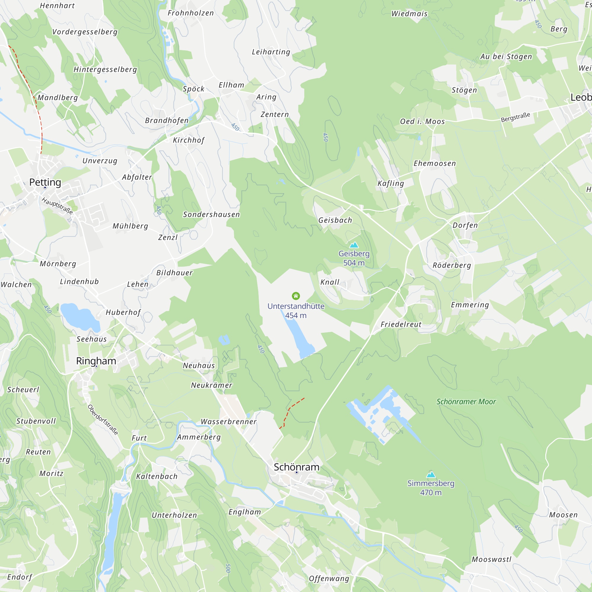 Unterstandhütte map