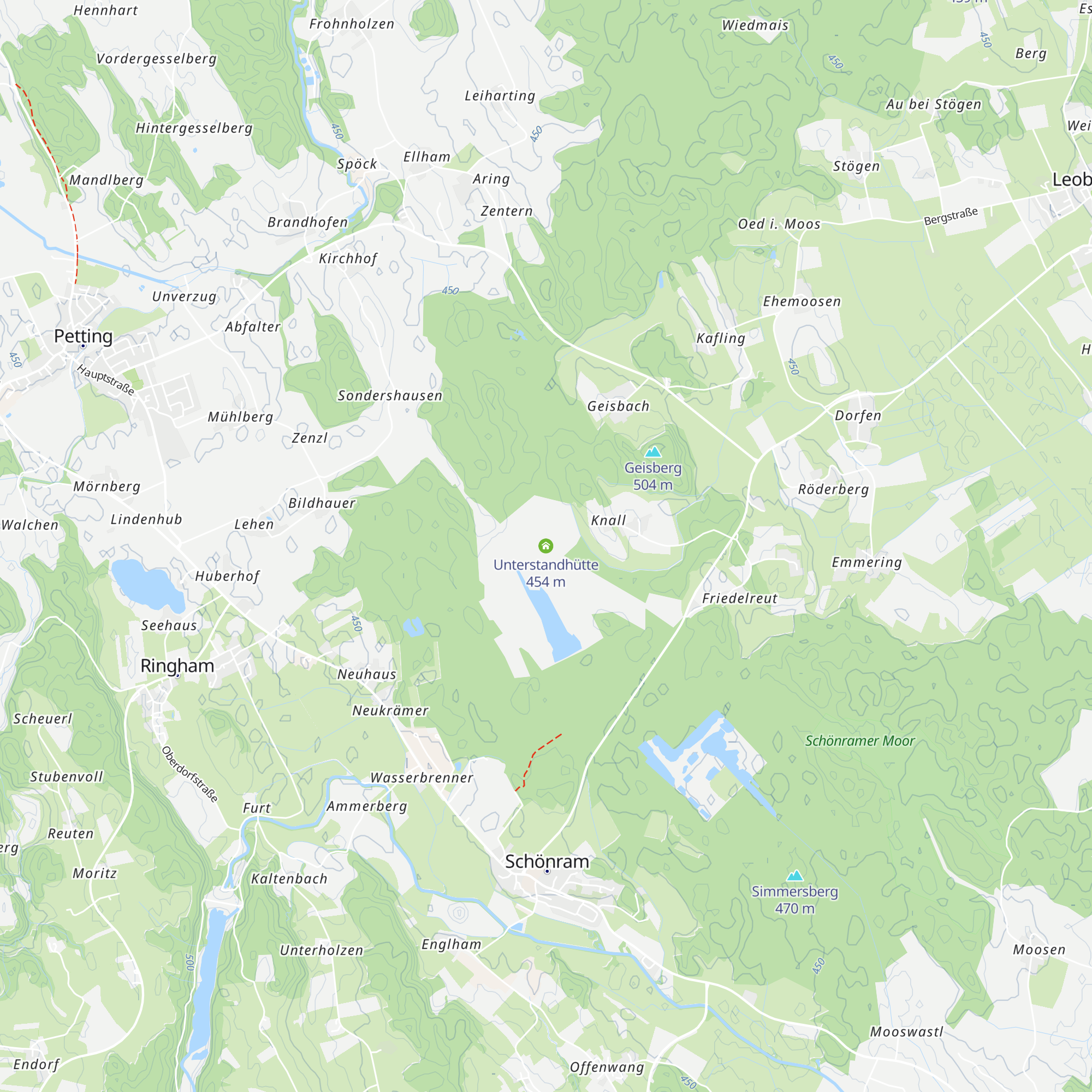 Unterstandhütte map