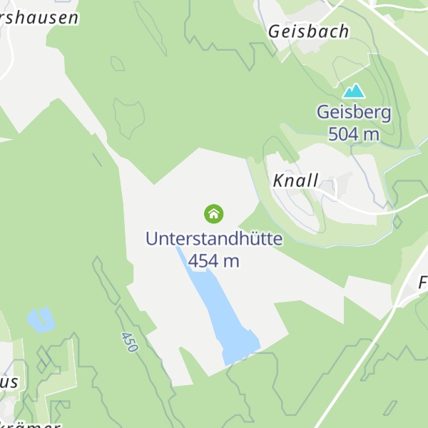 Map of Unterstandhütte