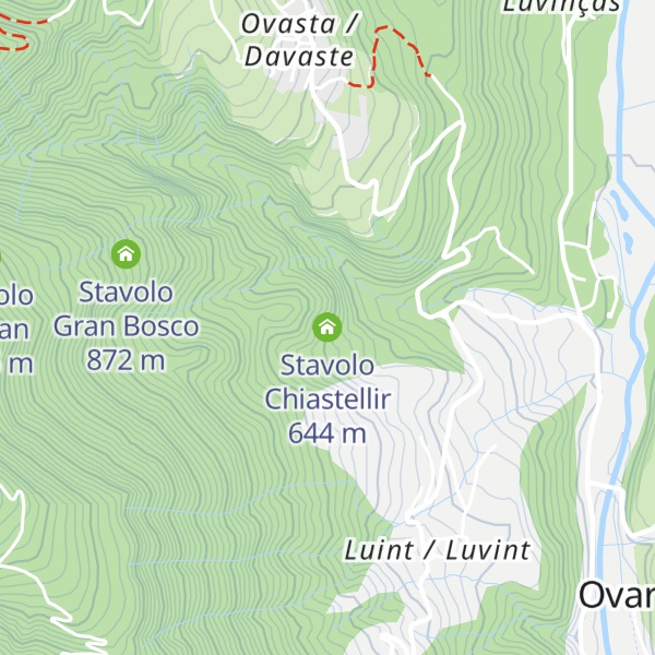 Map of Stavolo Chiastellir