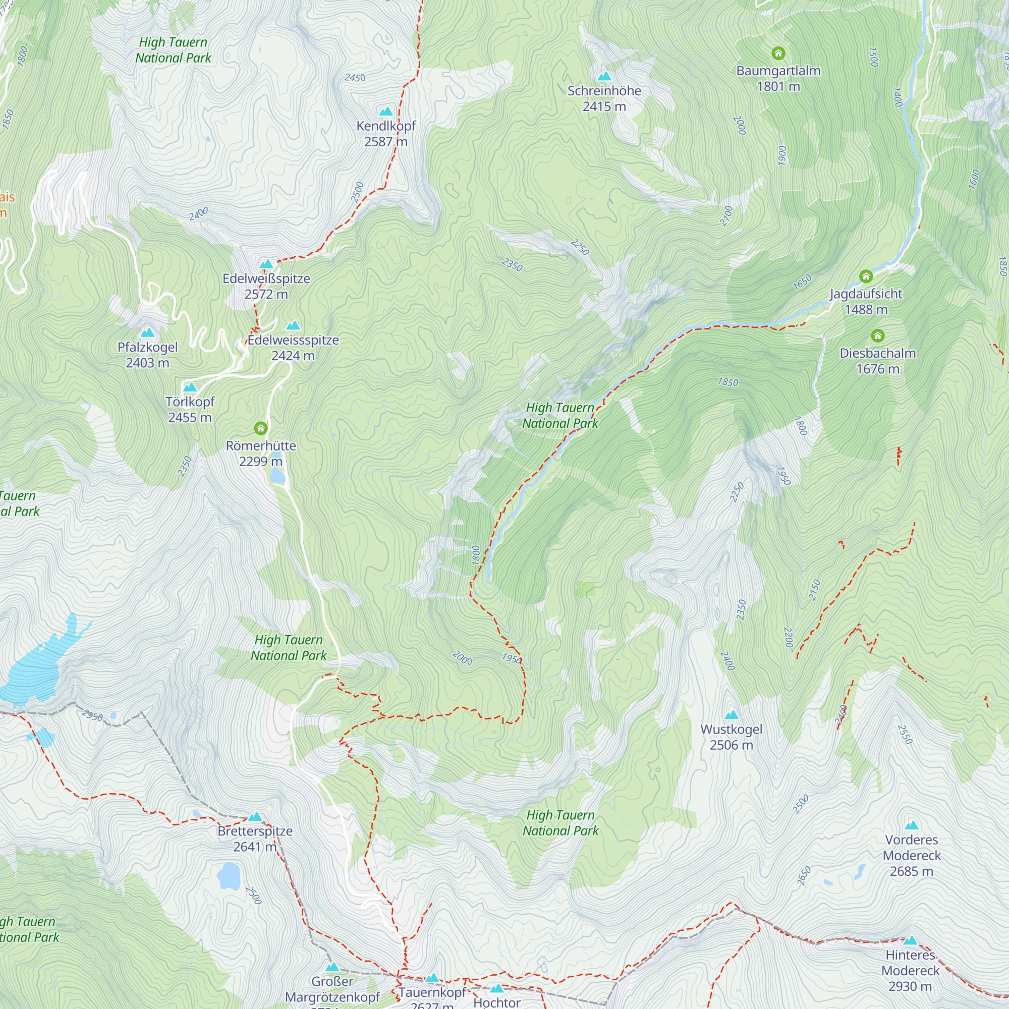 Litzlhofalm map