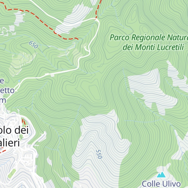 Map of Monte Ara Grande