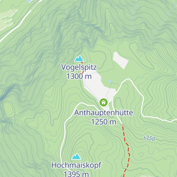 Map of Anthauptenalm