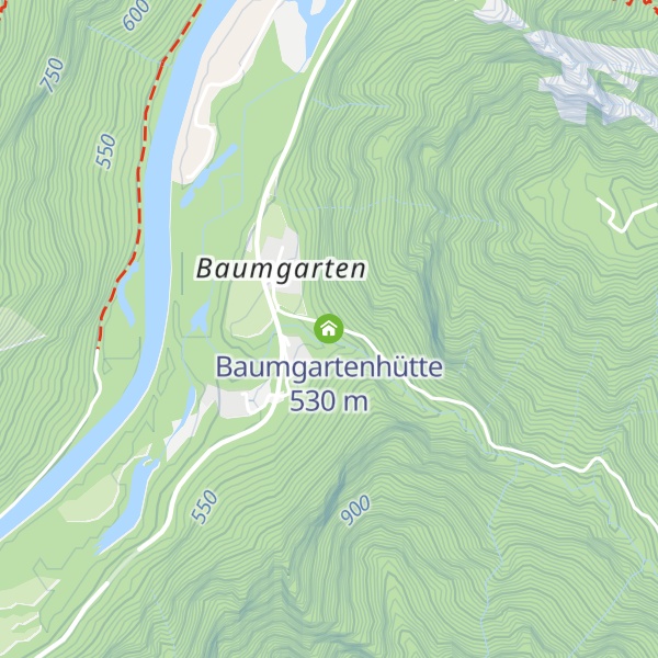 Map of Baumgartenhütte