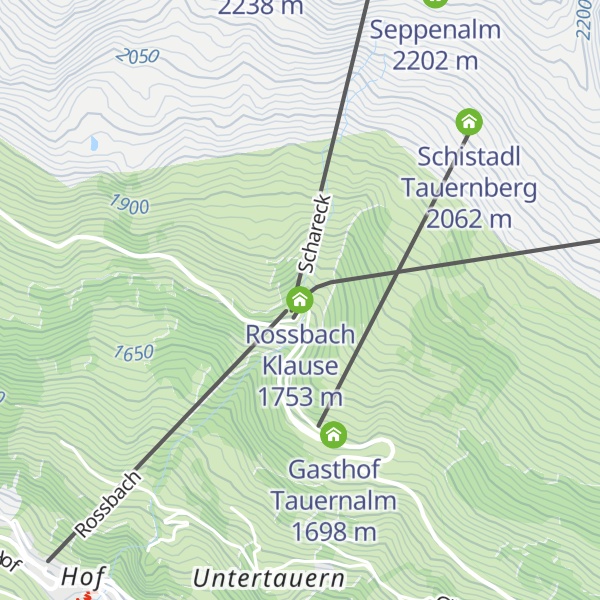 Map of Rossbach Klause