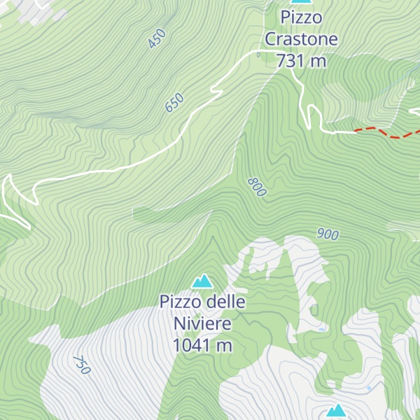 Map of Pizzo Agnello