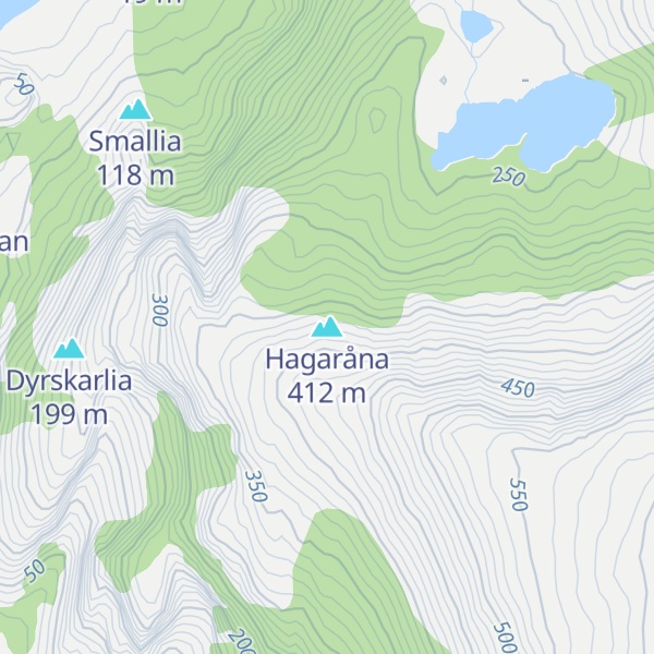 Map of Hagaråna