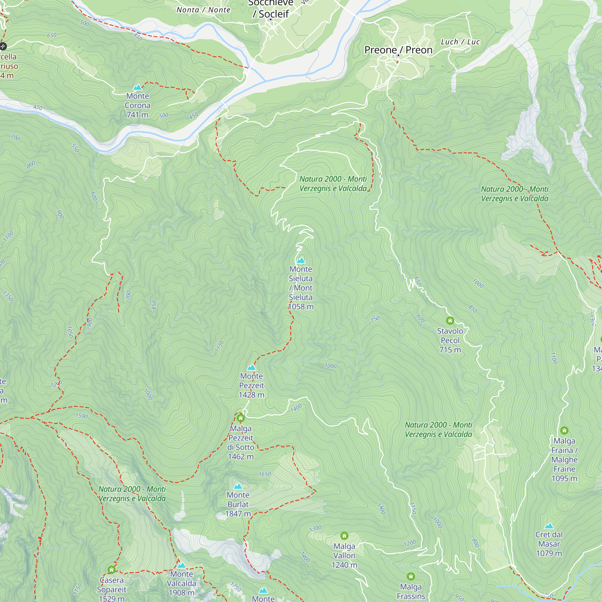 Cason di Sieluta map