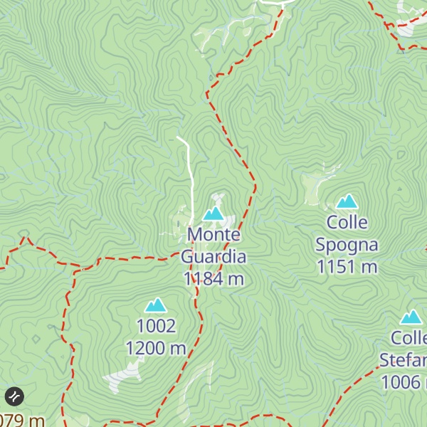 Map of Monte Guardia