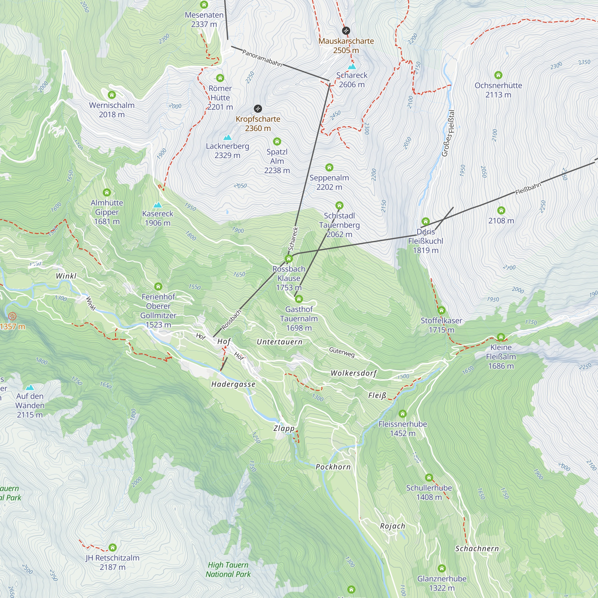 Gasthof Tauernalm map