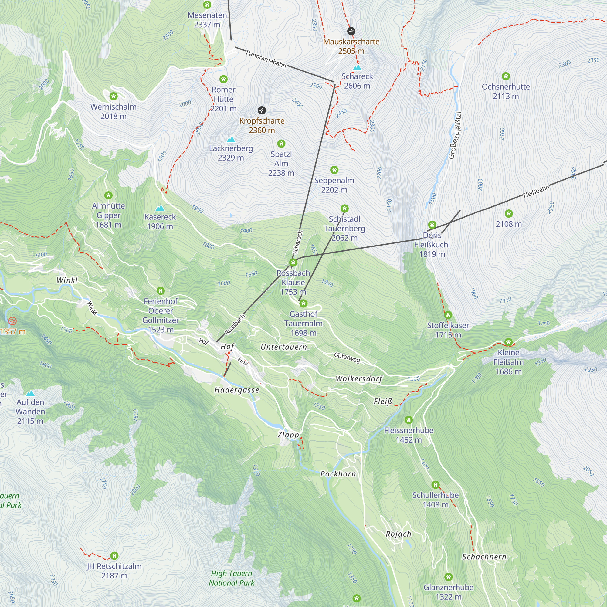 Gasthof Tauernalm map