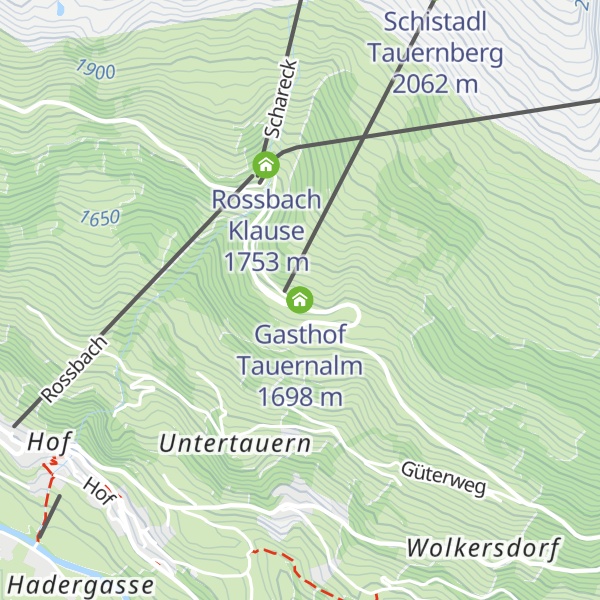 Map of Gasthof Tauernalm