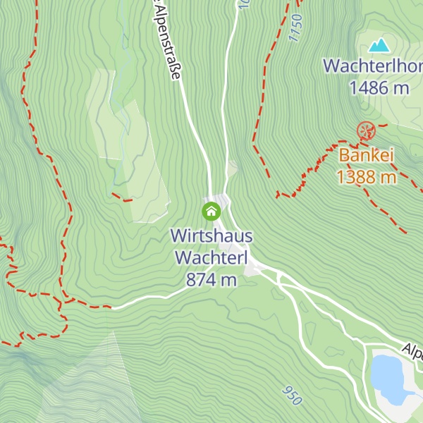 Map of Wirtshaus Wachterl