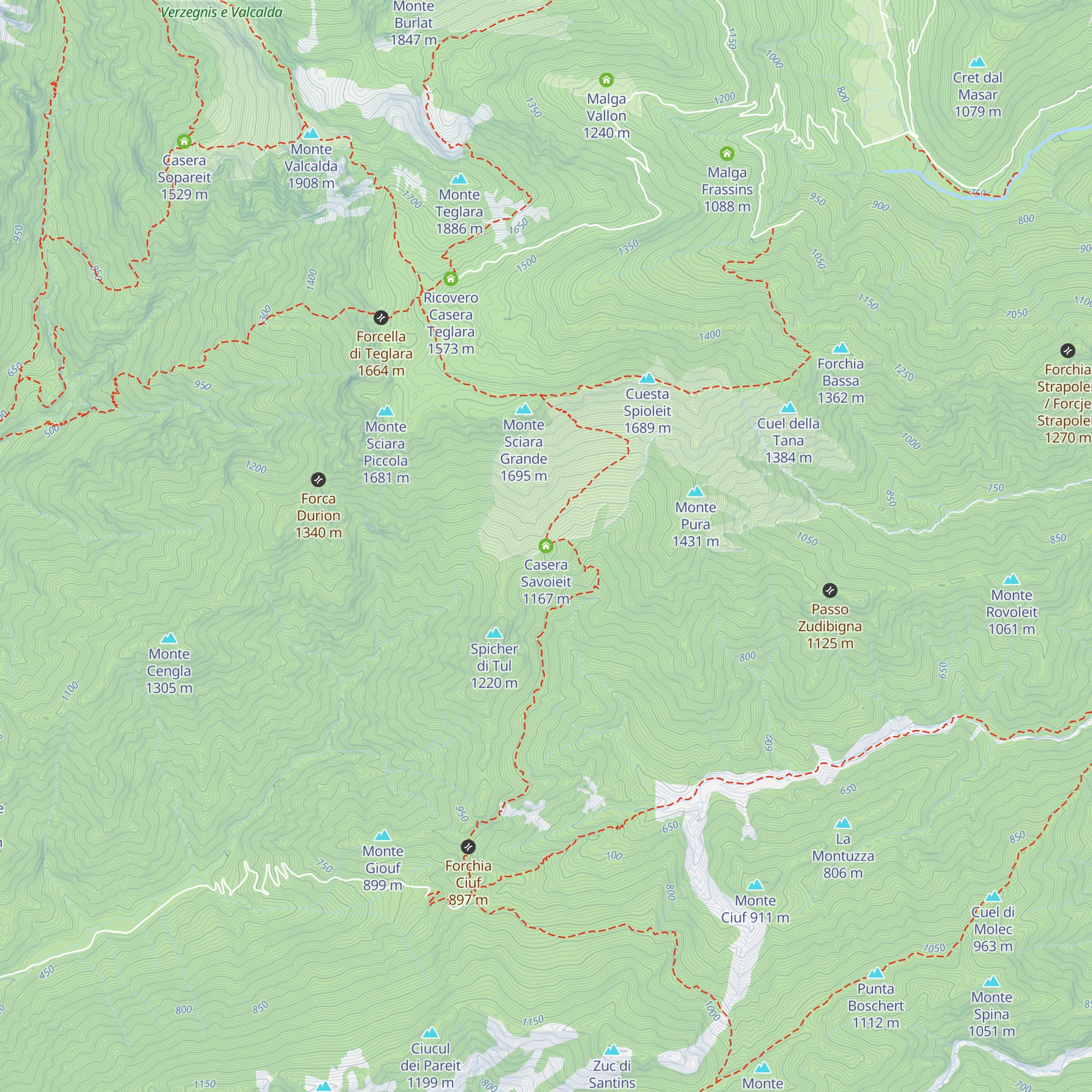 Casera Savoieit map