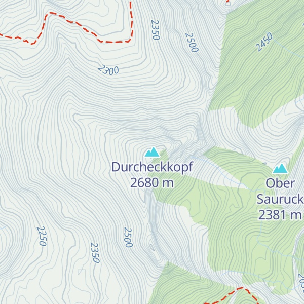 Map of Durcheckkopf