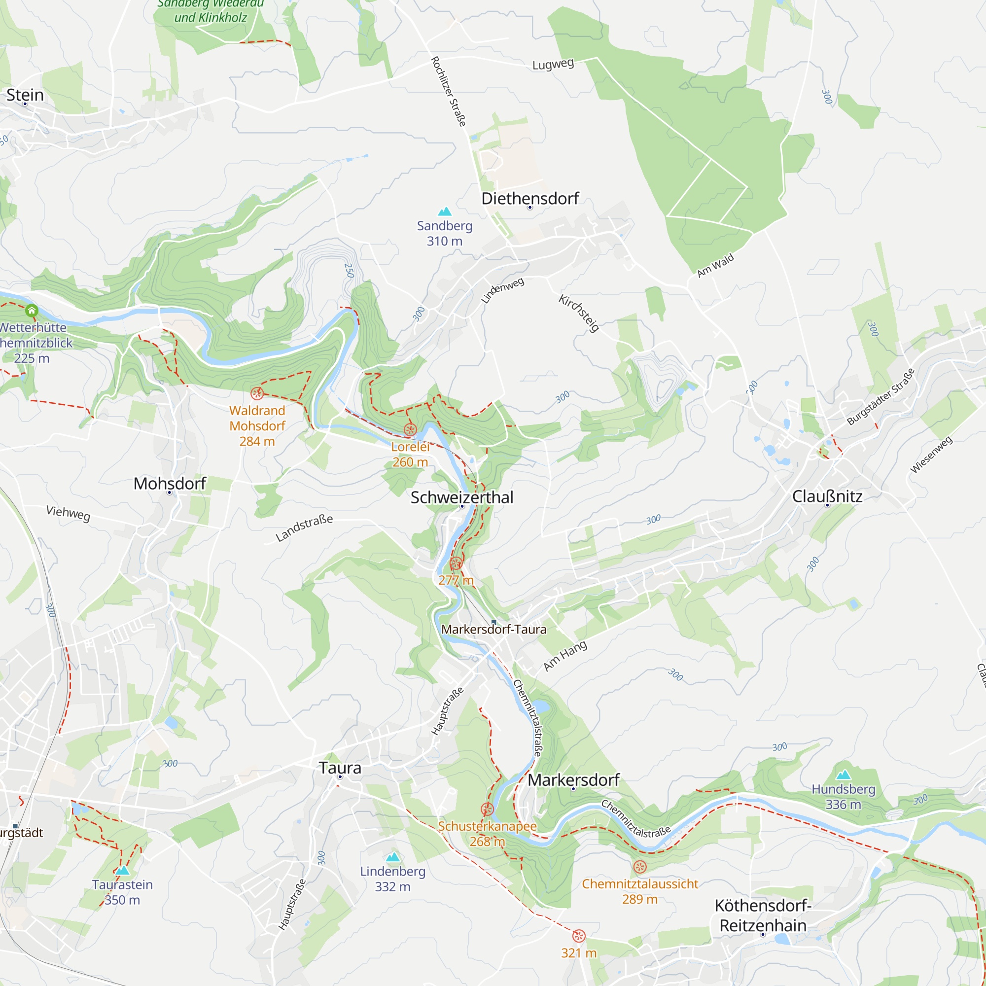 Wetterschutzhütte map