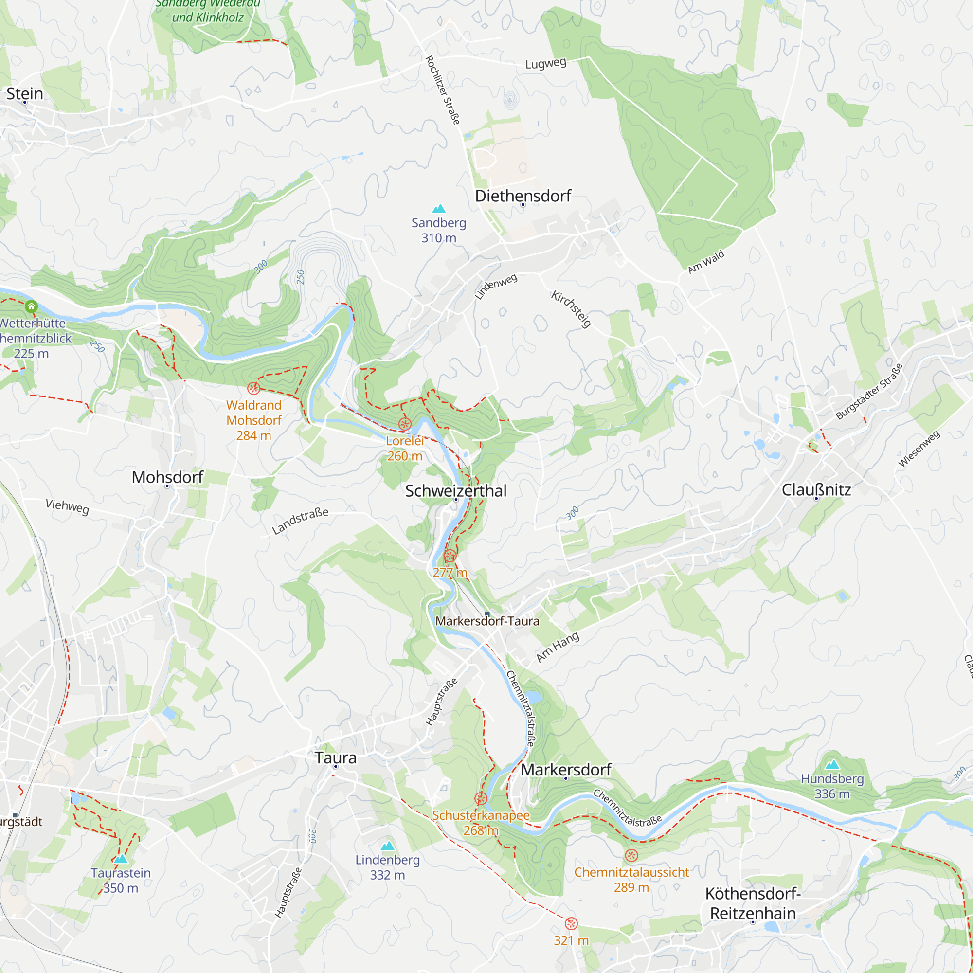 Wetterschutzhütte map