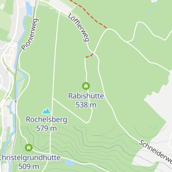 Map of Rabishütte