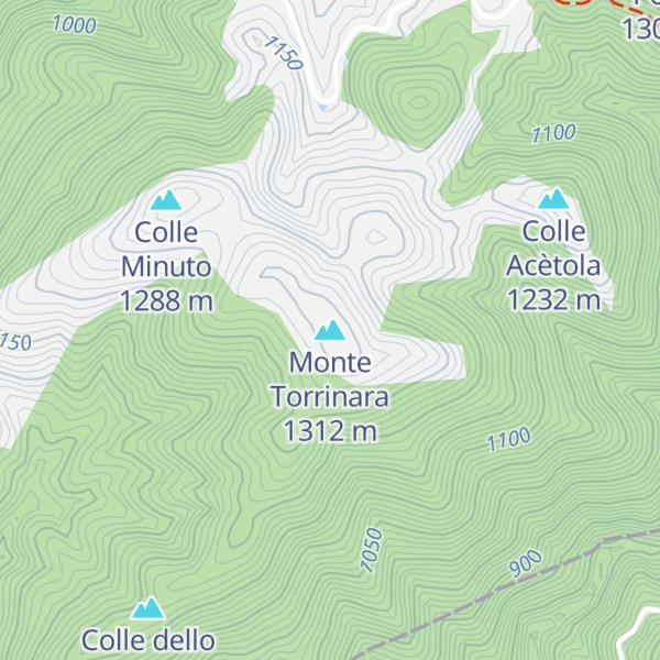 Map of Monte Torrinara
